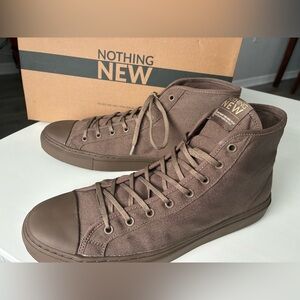 Nothing New Men's Brown High-Top Sneakers